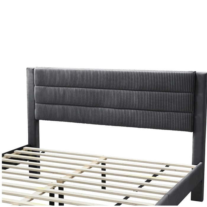 Contemporary Bed With Storage Drawer