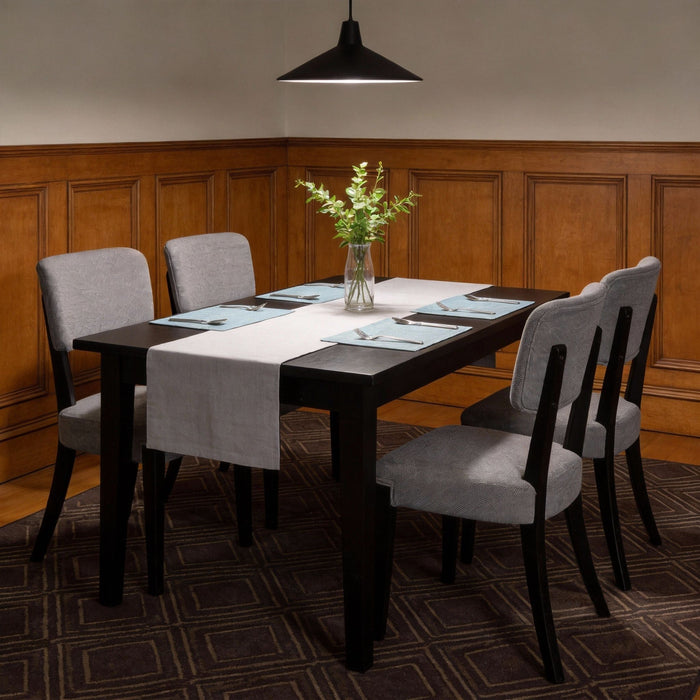 Contemporary Armless Dining Chairs (Set of 2)