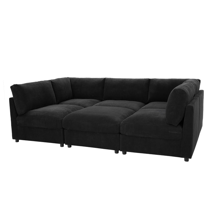 Modern Reversible Modular Sectional