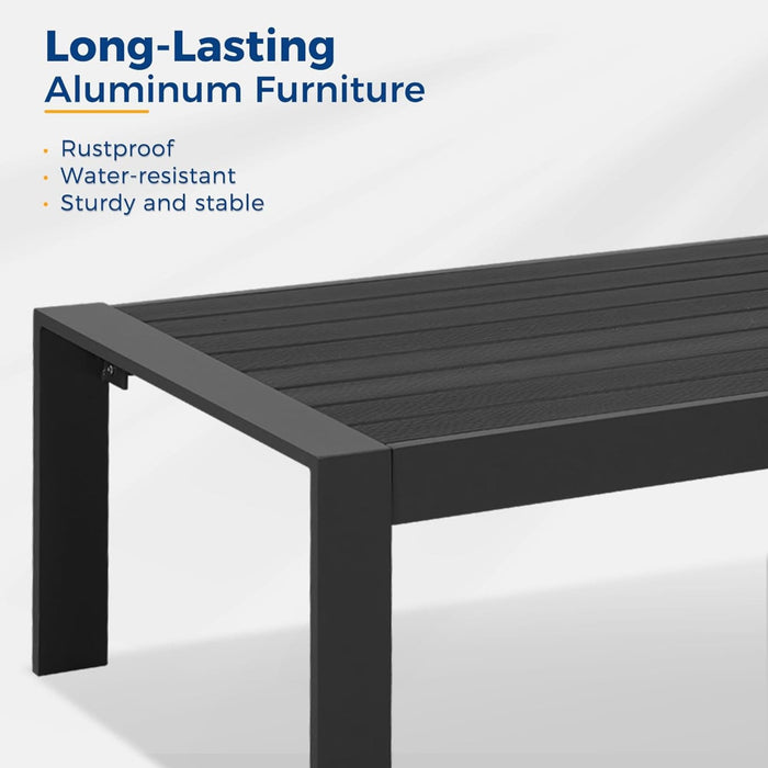 Modern Rectangle Outdoor Coffee Table