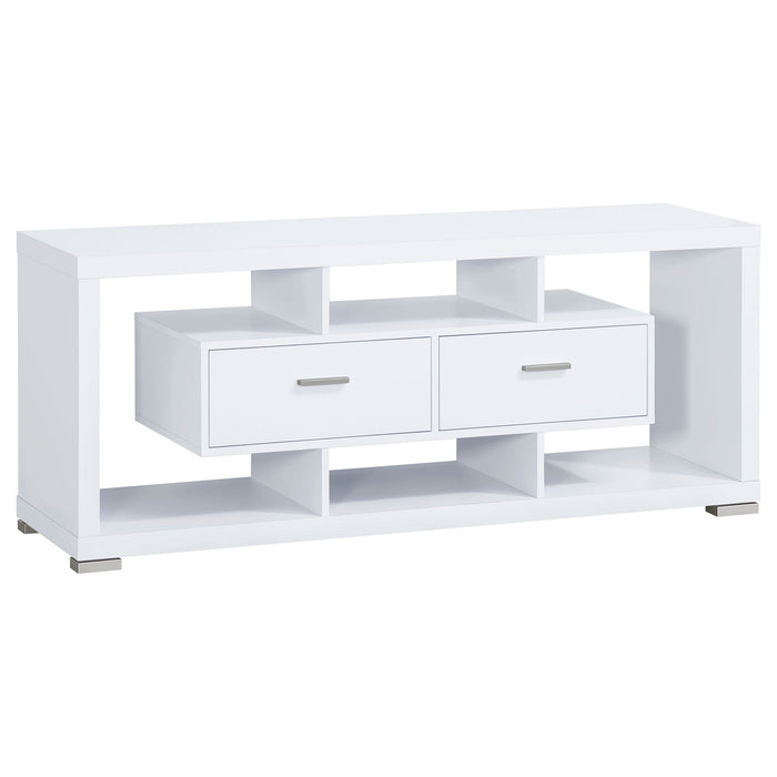 Ozawa - 2 Drawer TV Stand - White