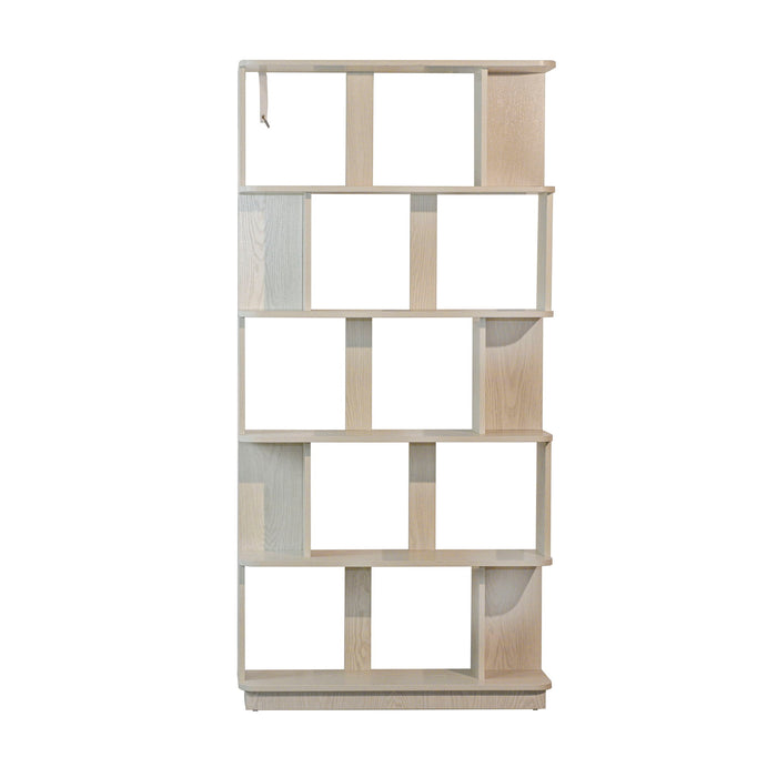 Modern 5 Tier Open Storage Bookcase