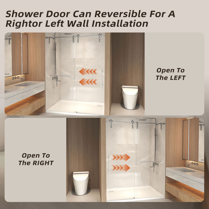 Frameless Sliding Bathtub Door With Frame