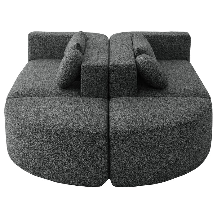 Boneless - Couch Modular Sectional Sofa With Deep Seating And Curved Design