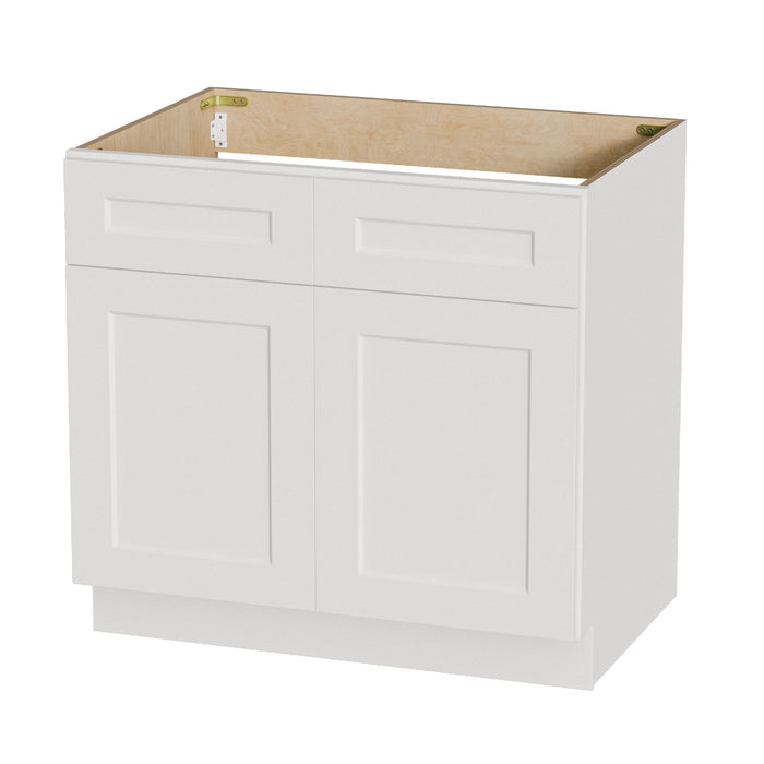 Shaker Base Cabinet With Soft-Close Hinges, Adjustable Shelf