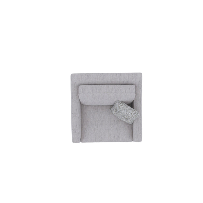 Lounge Chair With Casual Accent - Gray