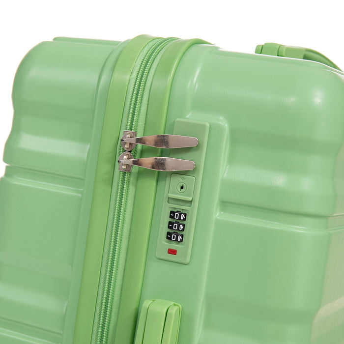 Tourist 3 Piece Luggage Set, Combination Lock, Durable Hard Shell With 360° Silent Wheels