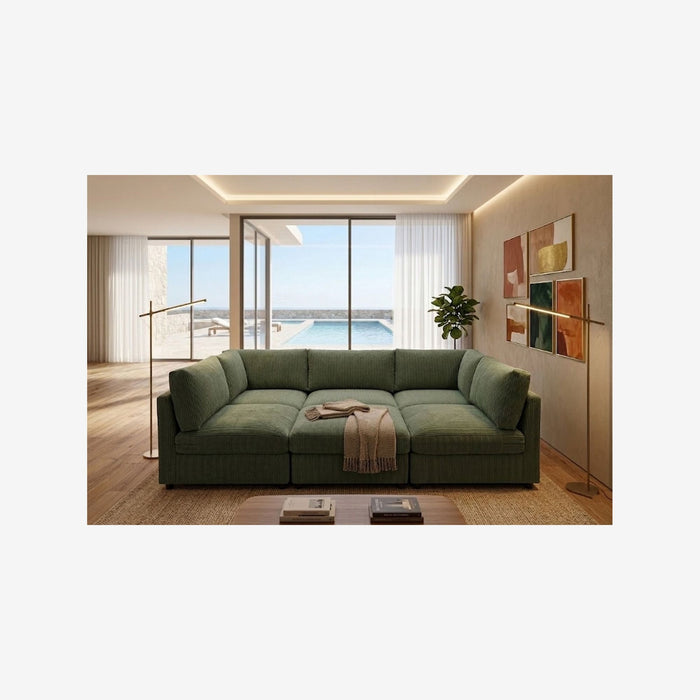 Modern Reversible Modular Sectional
