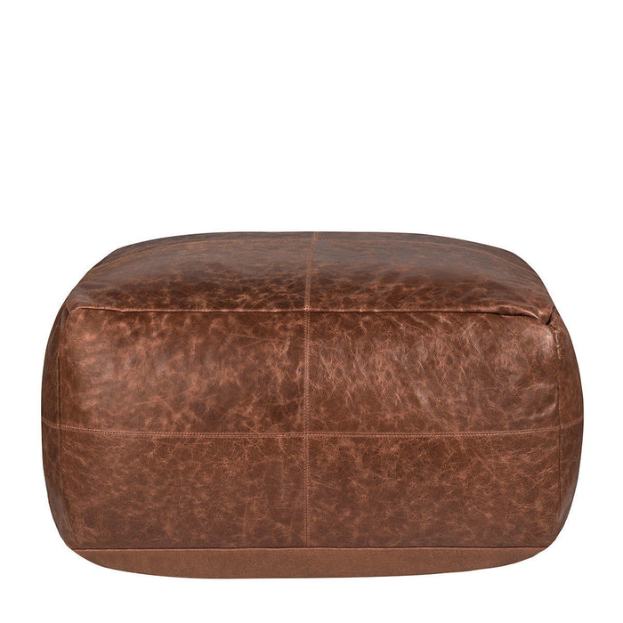 Kona - Leather Pouf