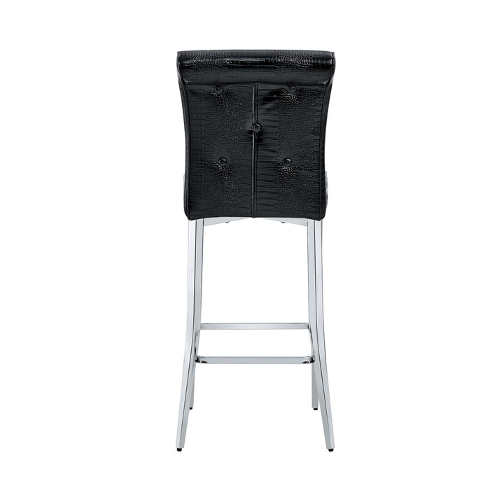 Bar Chairs & Crystal Clasp Design (Set of 2)