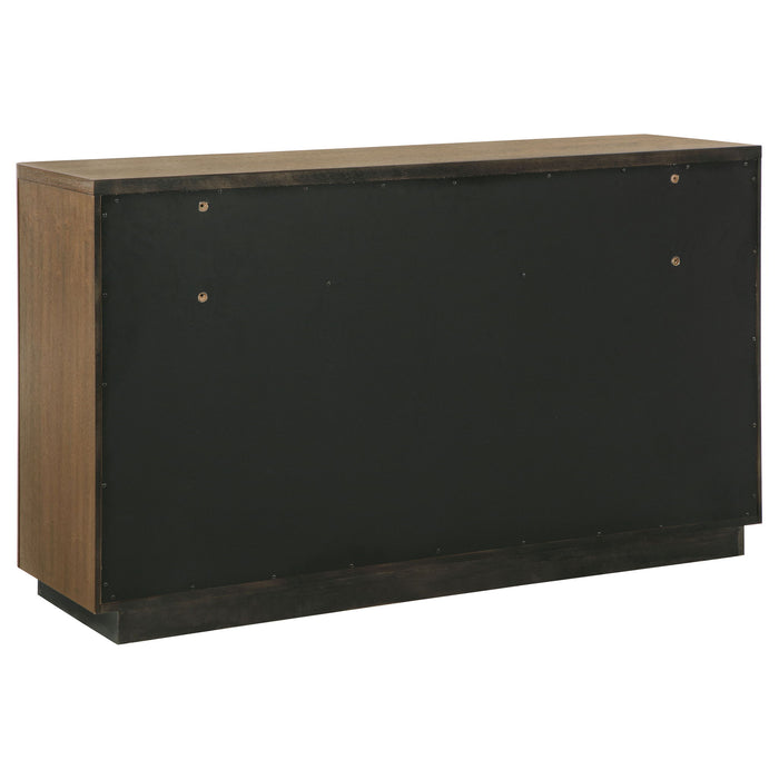Moraga - 6 Drawer Dresser Cabinet - Ash Brown