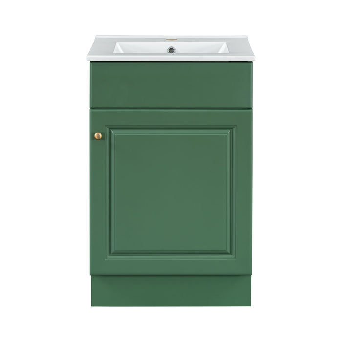 Bathroom Vanity With Sink, Cabinet With Adjustable Shelf