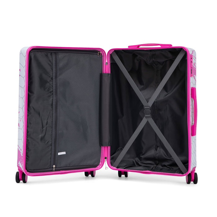 Luggage With Combination Lock, Lightweight Carry-On Suitcase