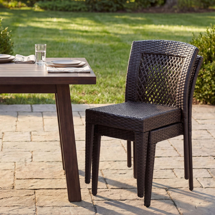 Outdoor Dining Stackable Chairs