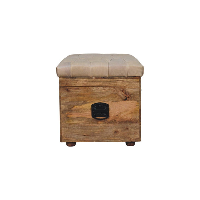 Buffalo - Leather Storage Trunk
