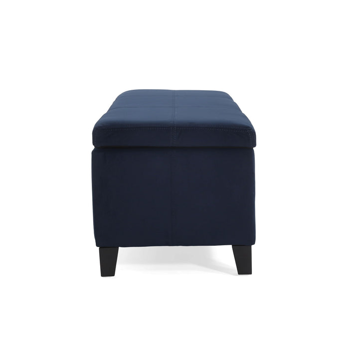 Upholstered Storage Ottoman Bench