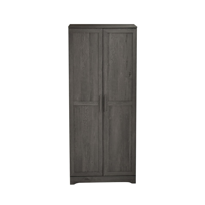 Danbury - Wood Wardrobe - Gray