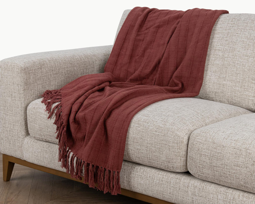 Throws - 50" x 70" TC Hunter Throw - Cherrywood Red