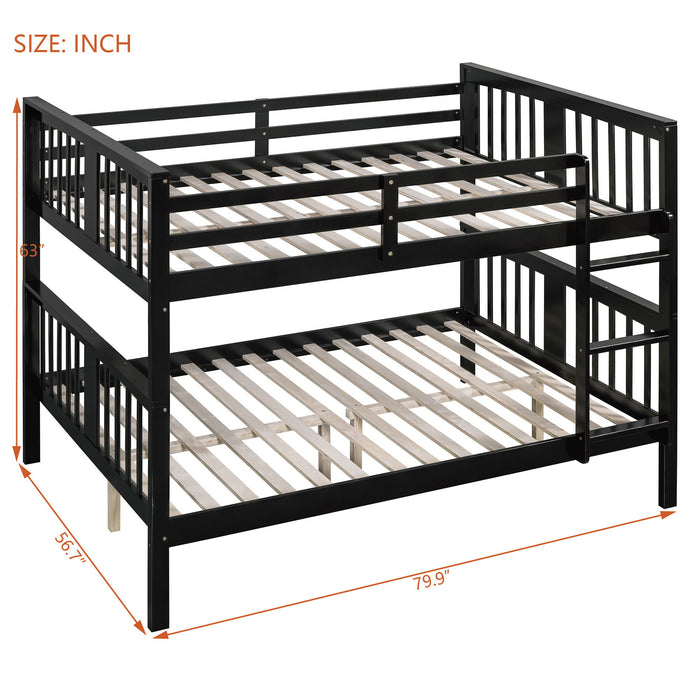 Bunk Bed With Ladder For Bedroom
