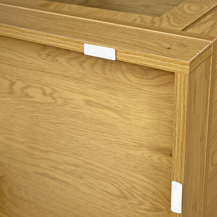 Modern Sideboard Cabinet With 1 Drawer And 2 Arched Doors