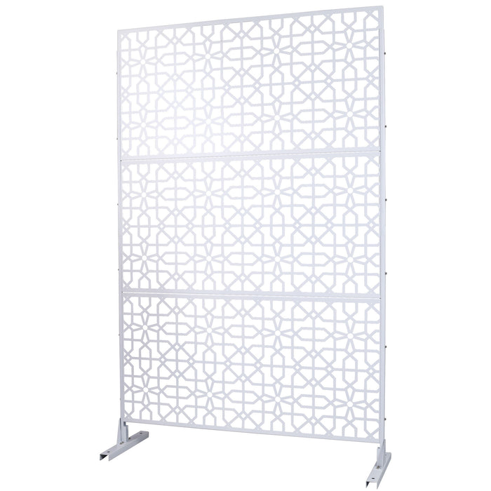 Outdoor & Indoor Metal Freestanding Decorative Privacy Screen