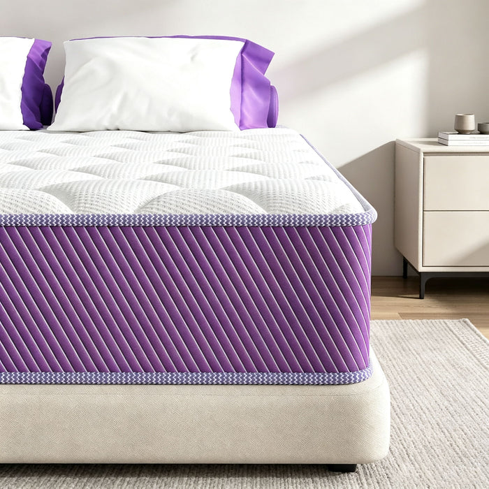 10" Hybrid Mattress With Individual Pocket Coils And Memory Foam