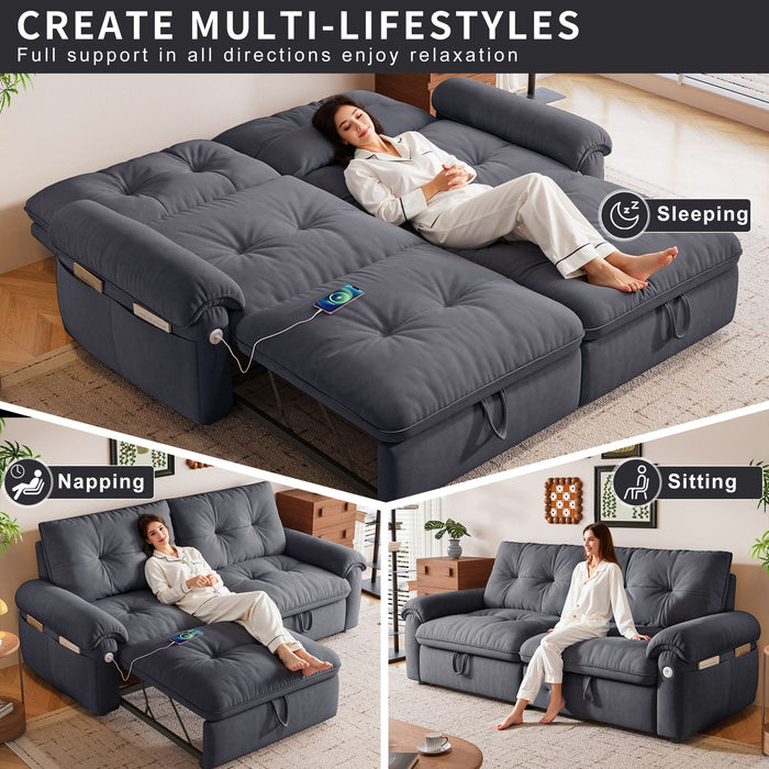 Convertible Cloud Like Sofa Bed