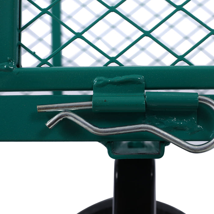 Heavy Duty Steel Garden Cart With Mesh Sides