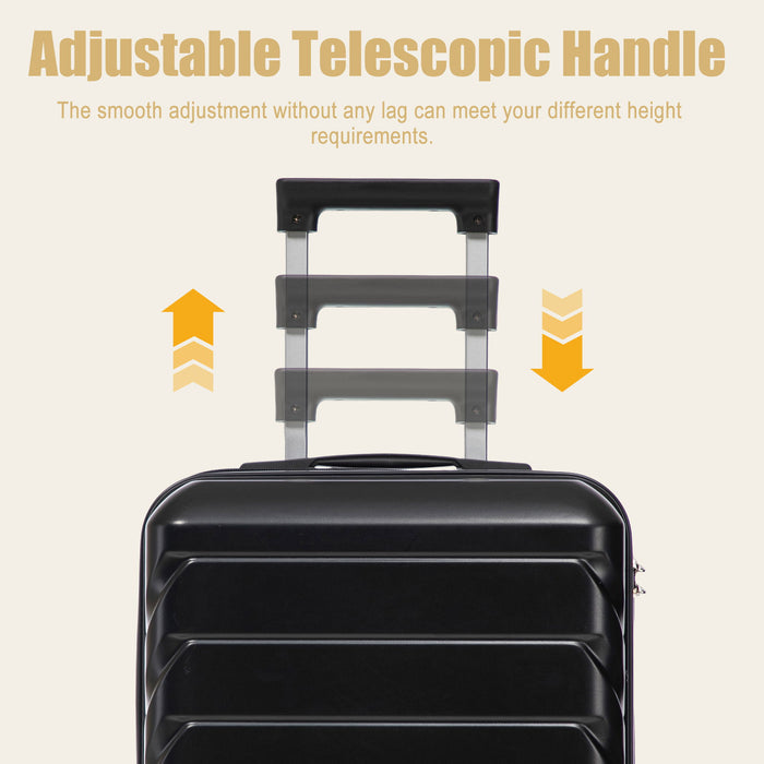 Hard Shell Travel Luggage With Scratch Resistant Surface