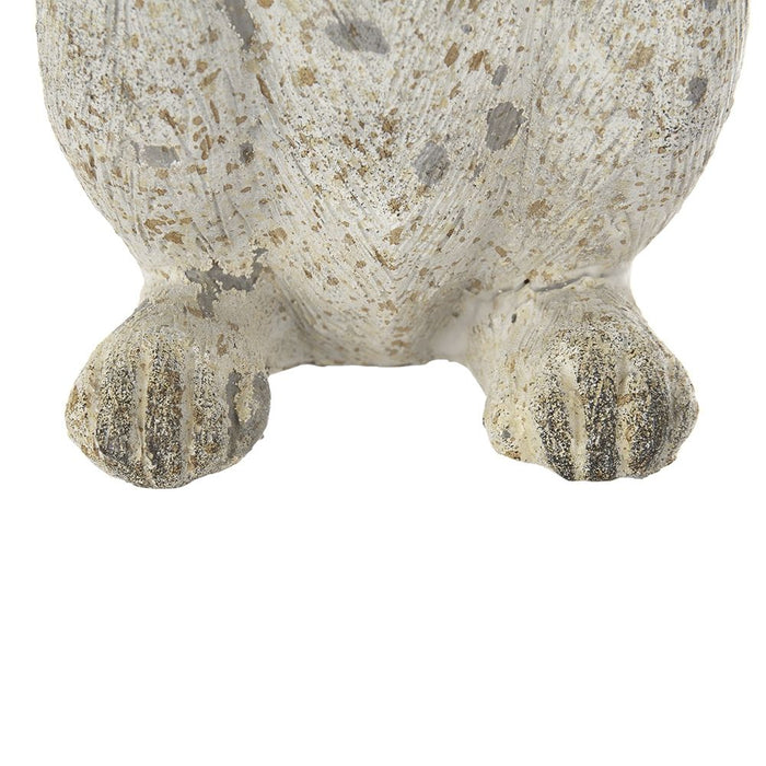 Resin Standing & Lying Down Squirrel Rustic, For Harvest Festival Fall Festival & Thanksgiving Table Decorations (Set of 2) - Antique Cream