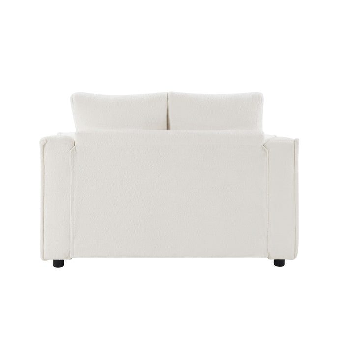 Modern Chaise Sofa With Hidden Storage For Living Room