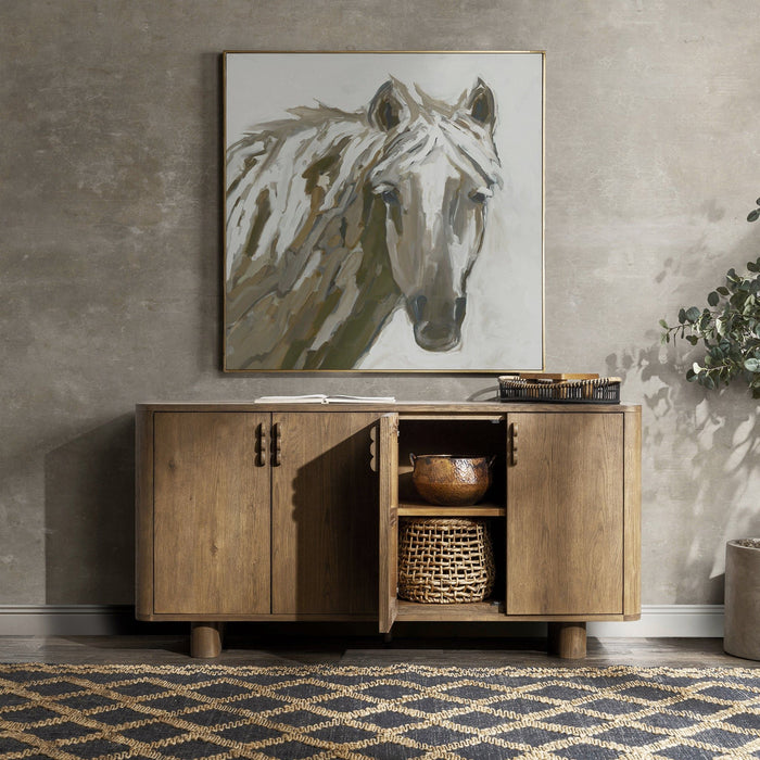 Tacoma - 4 Door Sideboard - Tawny Brown