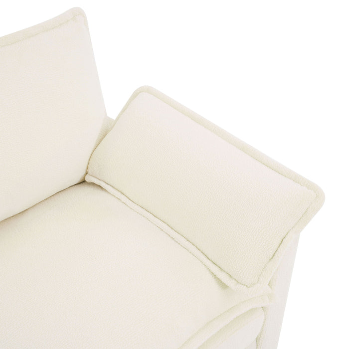 Modern Single Seat Accent Chair With Side Storage Pockets