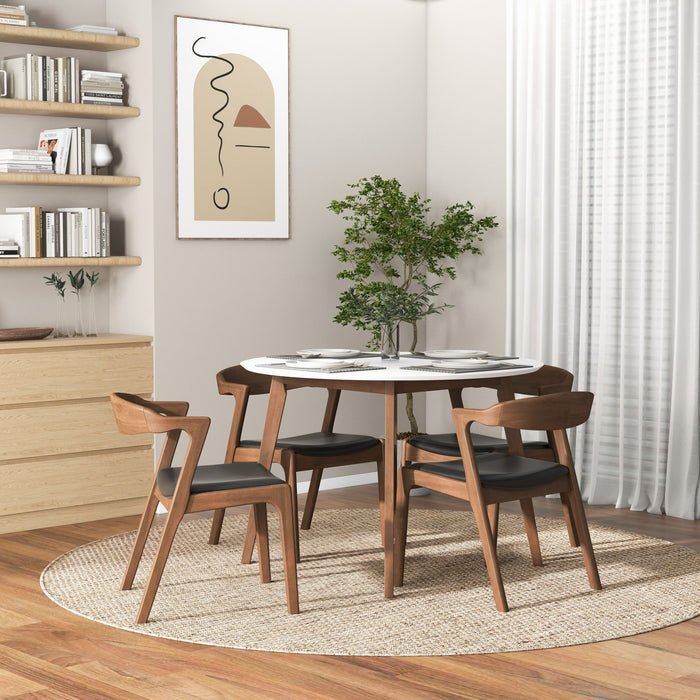 Dakota - Mid-Century Modern Velvet Dining Chair (Set of 2)