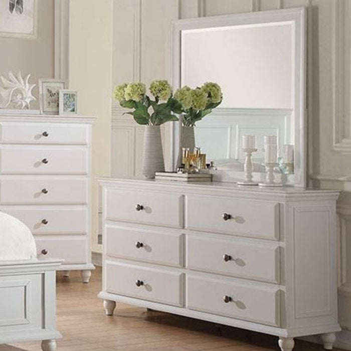 1 Piece Dresser Bedroom Furniture - White