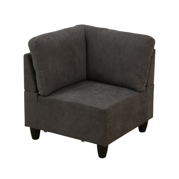 8 Piece Modular U - Shape Sectional Sofa