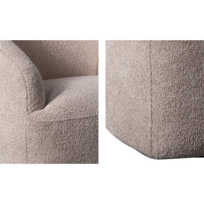 Upholstered 360 Degree Swivel Chair