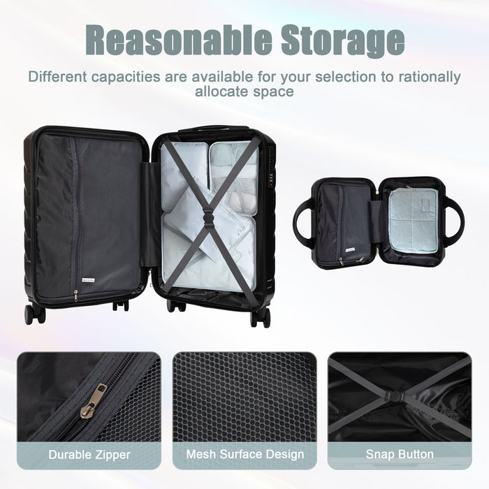 Spinner Luggage Set & Combination Lock