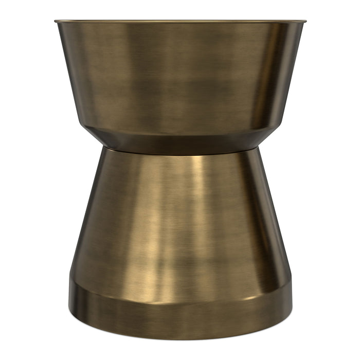 Allegra - Side Table - Antique Brass