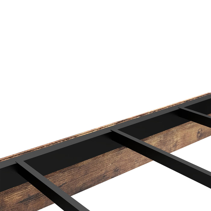 Platform Floating Bed Frame With RGB LED Lights