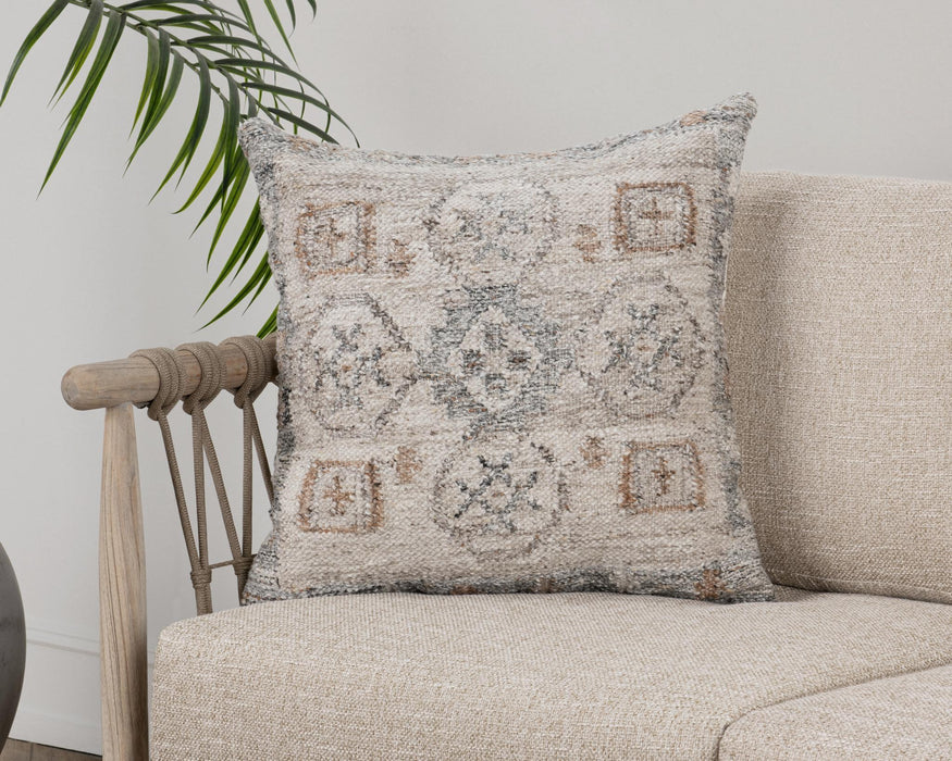 Luken - 22" x 22" Pillow - Gray Multi