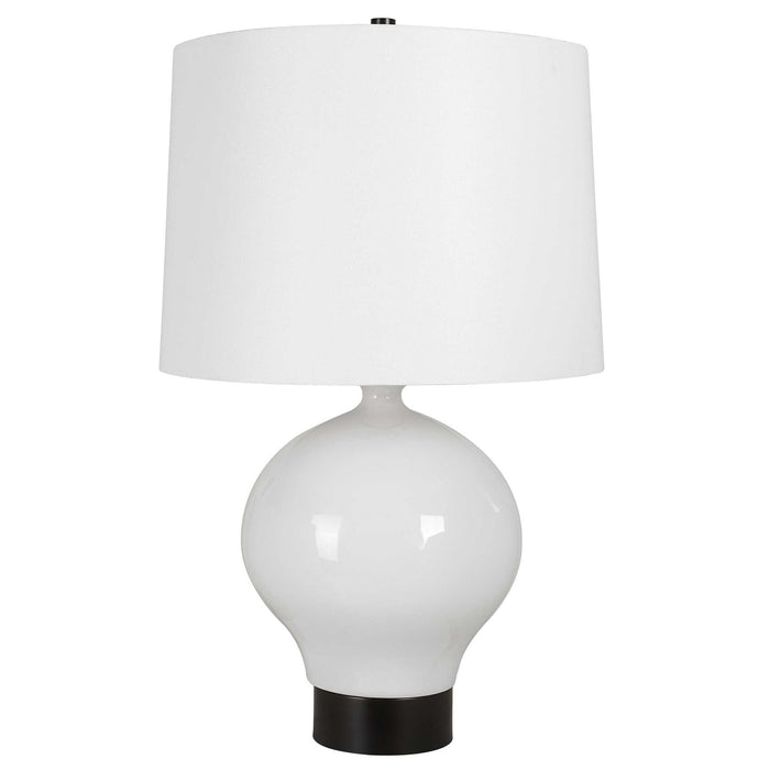 Collar - Gloss White Table Lamp