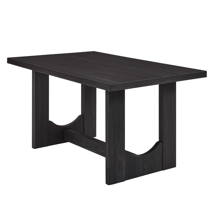 Dining Table Set, Rectangular Kitchen Table With Upholstered Chairs