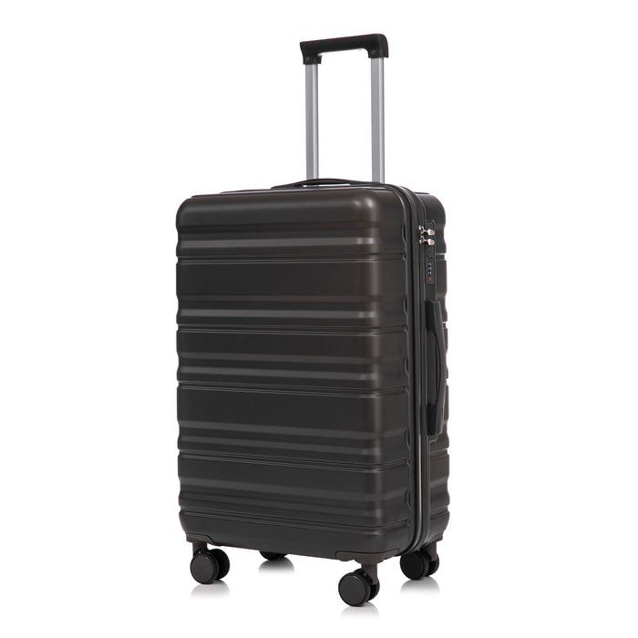 Tourist 3 Piece Luggage Set, Combination Lock, Durable Hard Shell With 360° Silent Wheels