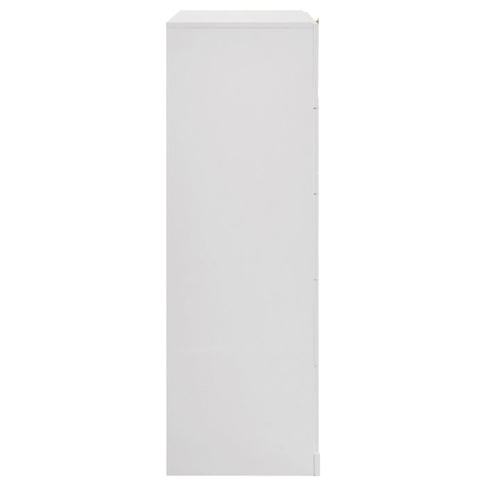 Lauryn - 5 Drawer Bedroom Chest - Gloss White