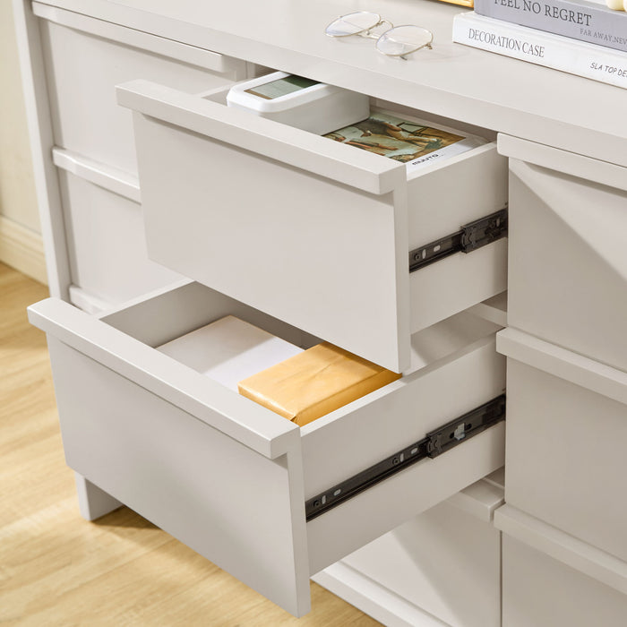 Sideboard Buffet Cabinet With Storage, 2 Doors 3 Drawers