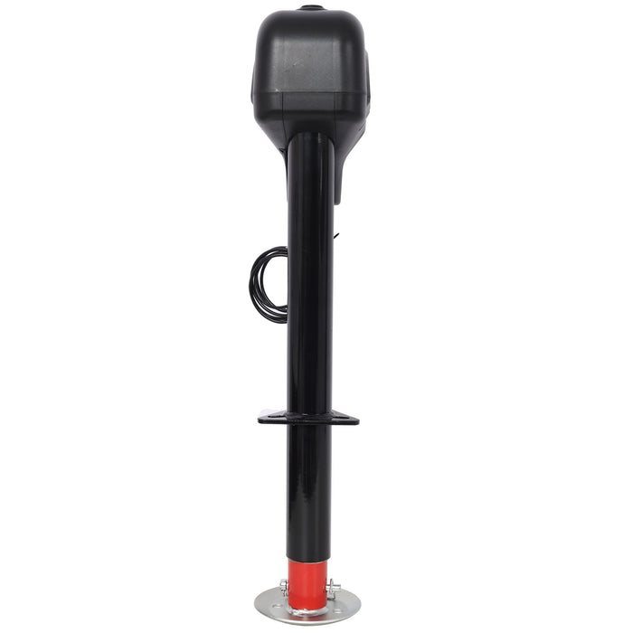 Electric Power Tongue Jack 3500Lbs Capacity With Waterproof Cover For RV Trailer & Camper, 12V Dc - Black