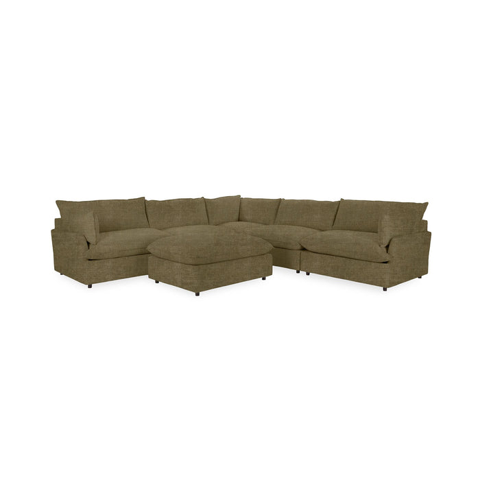 Caplan - 6 Piece Modular Sectional With Ottoman