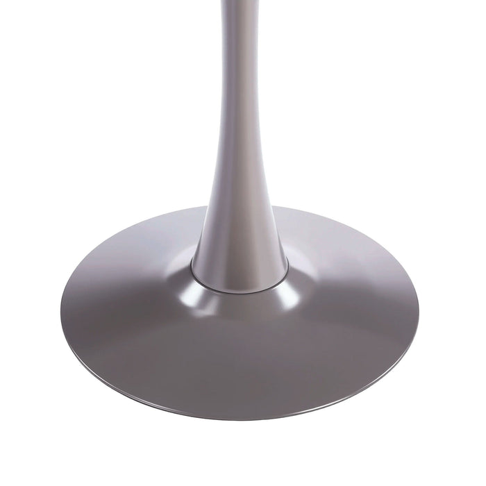 Mid-Century Tulip Table With Round Top, Pedestal Base