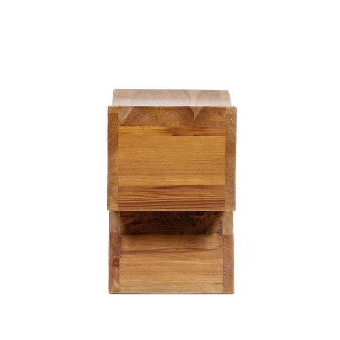 Nico - Stool Ottoman - Brown